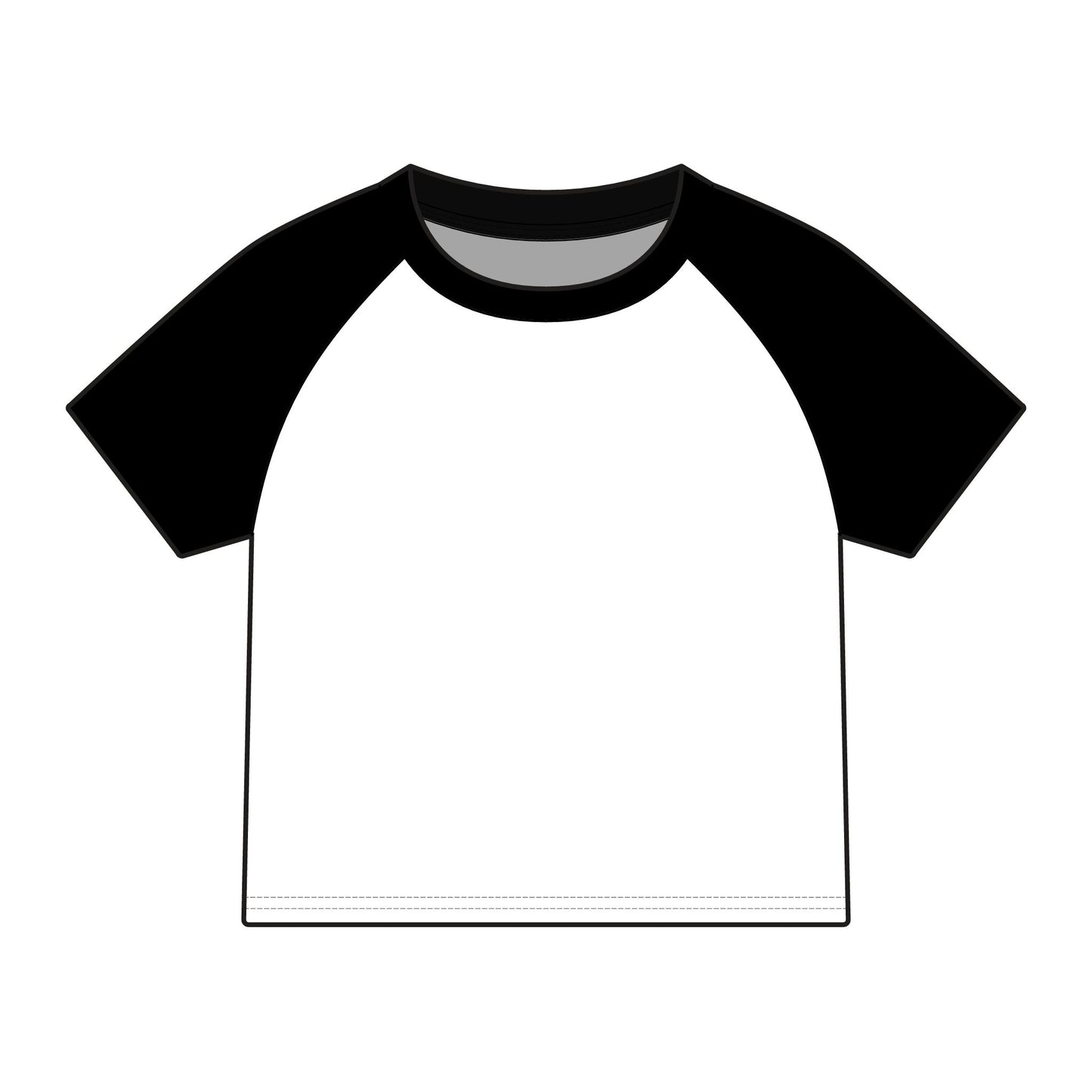 Women's Micro Rib Raglan Baby Tee