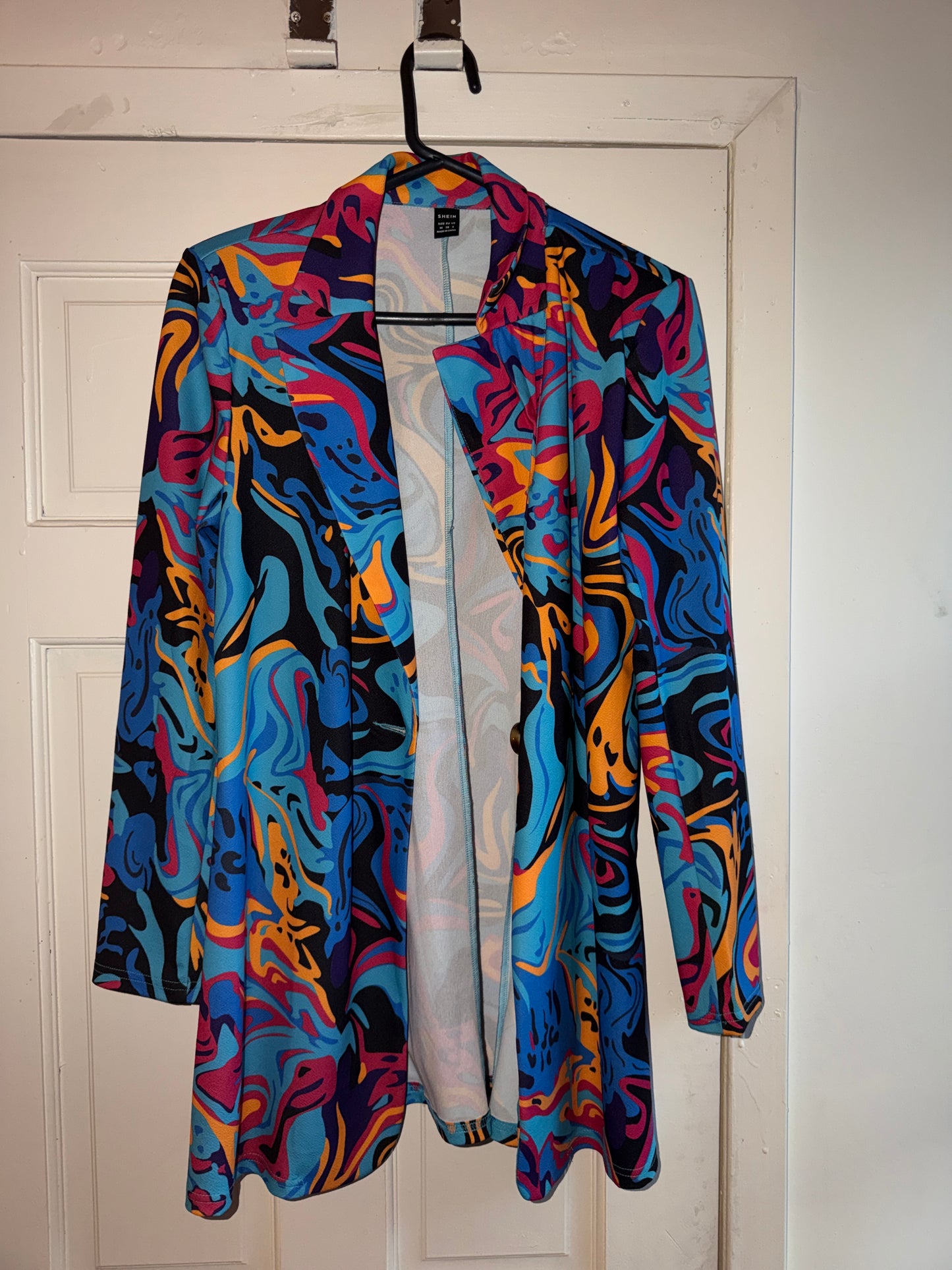 Asymmetrical Bright Fashion Blazer