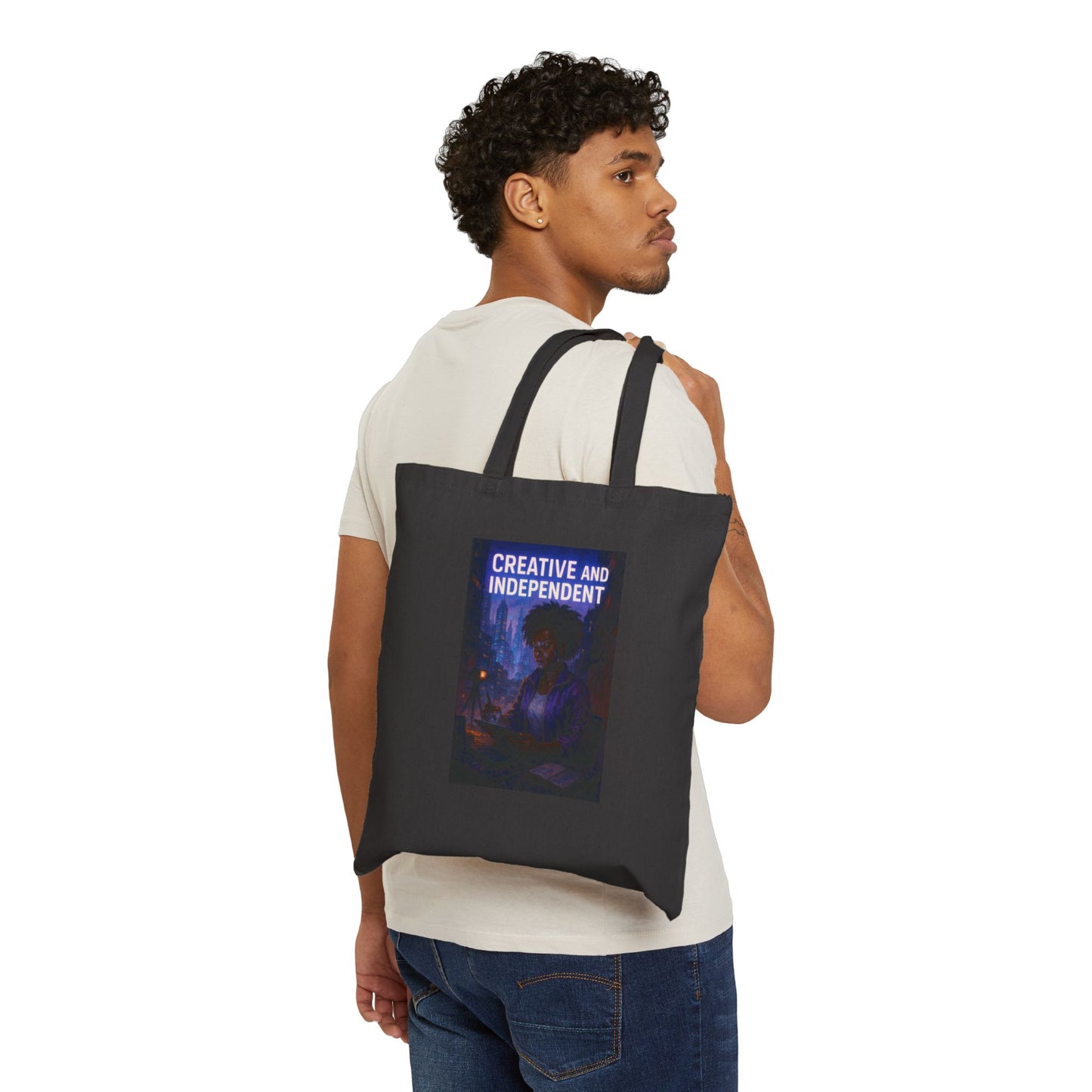 Creative and Independent Tote Bag — 'Dream It, Do It' Sarcasm Canvas Tote