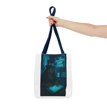 Teacher's Drip Studio Tote Bag — Cool Gothic Art AOP Tote