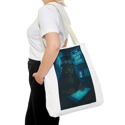 Teacher's Drip Studio Tote Bag — Cool Gothic Art AOP Tote