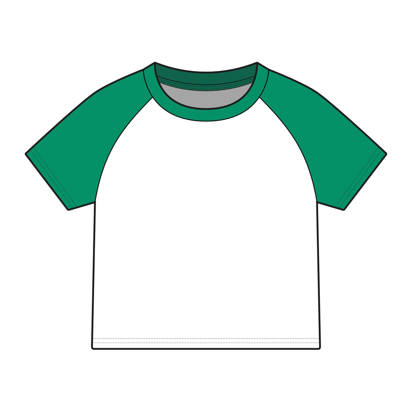Women's Micro Rib Raglan Baby Tee