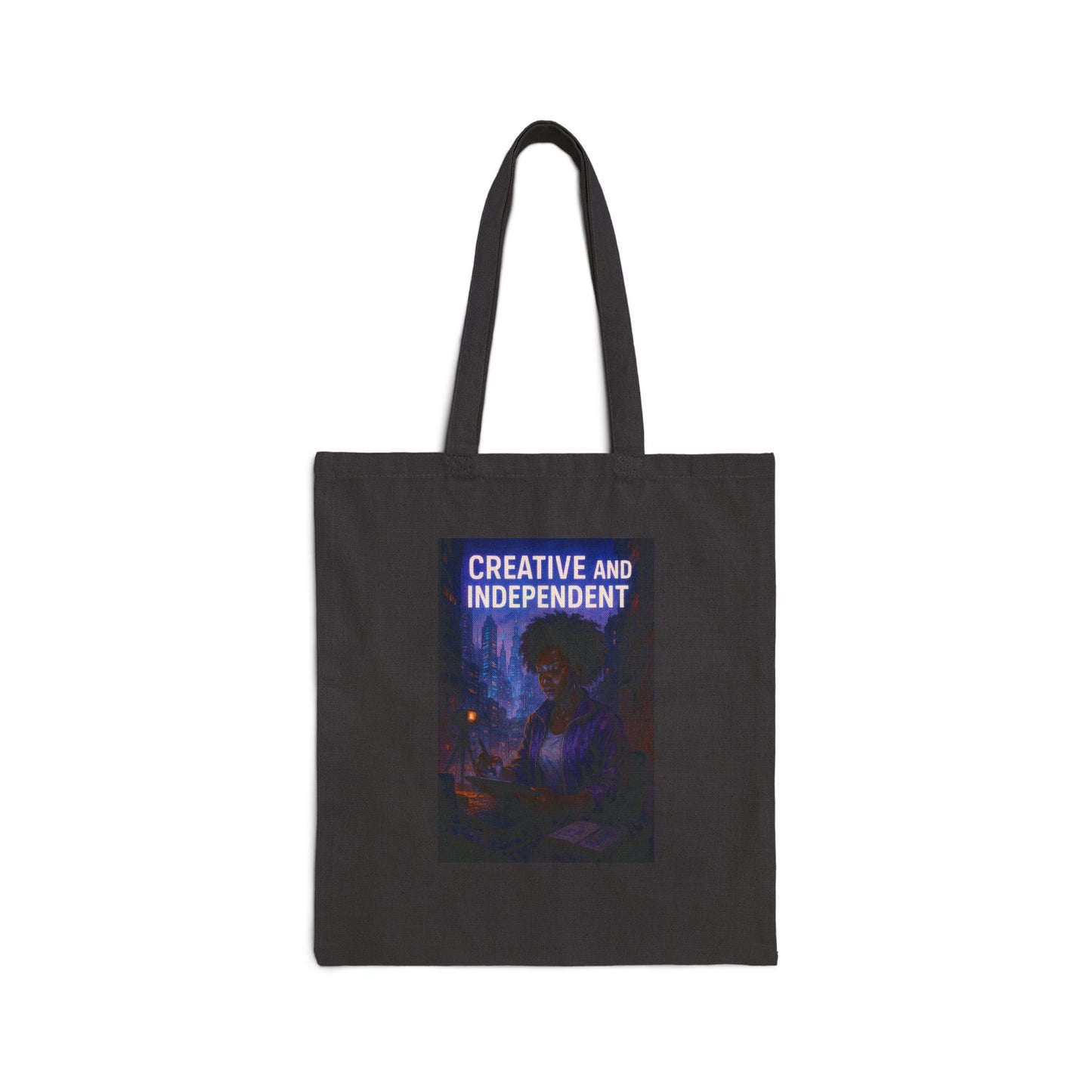 Creative and Independent Tote Bag — 'Dream It, Do It' Sarcasm Canvas Tote
