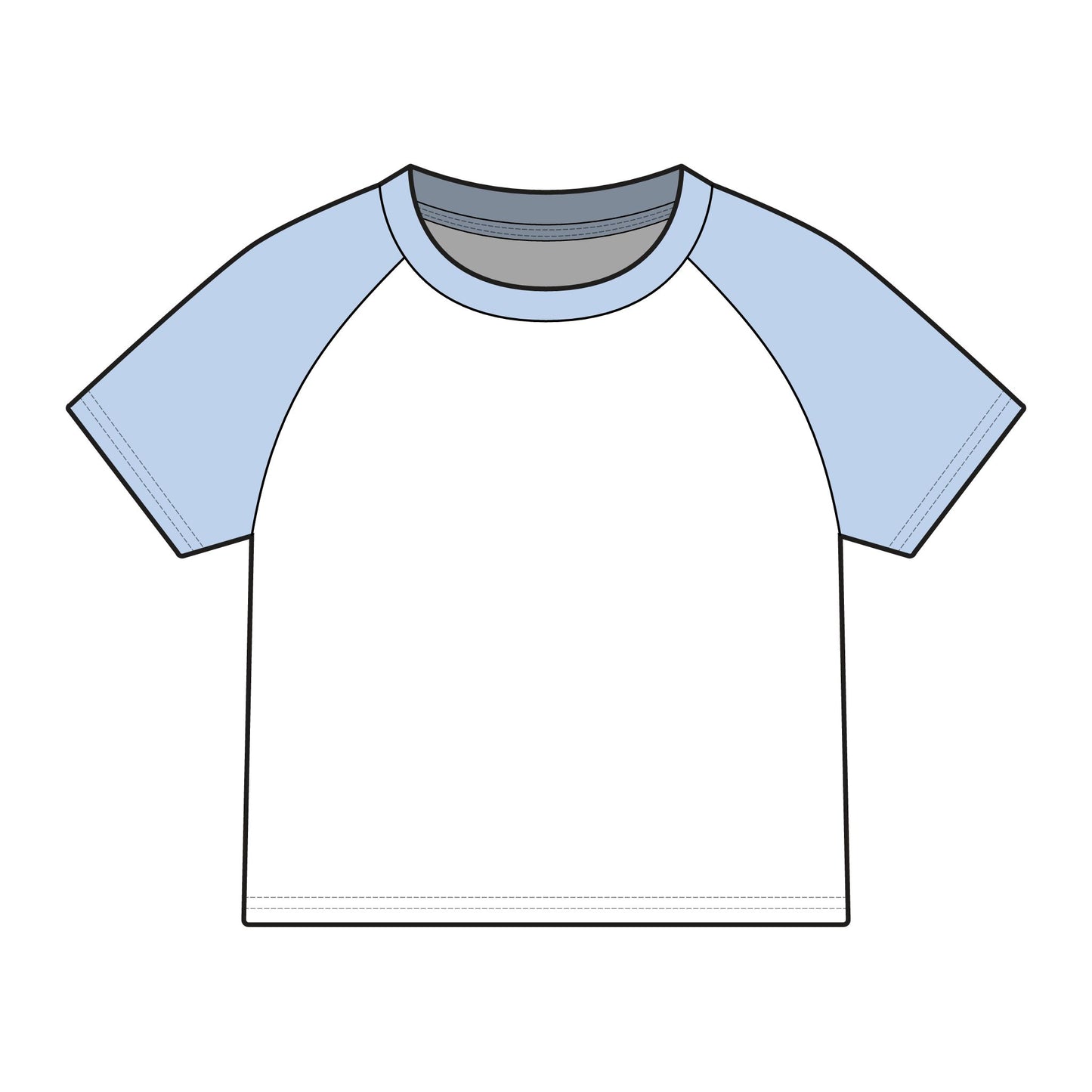 Women's Micro Rib Raglan Baby Tee