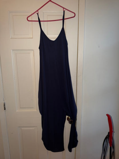 Navy Romper
