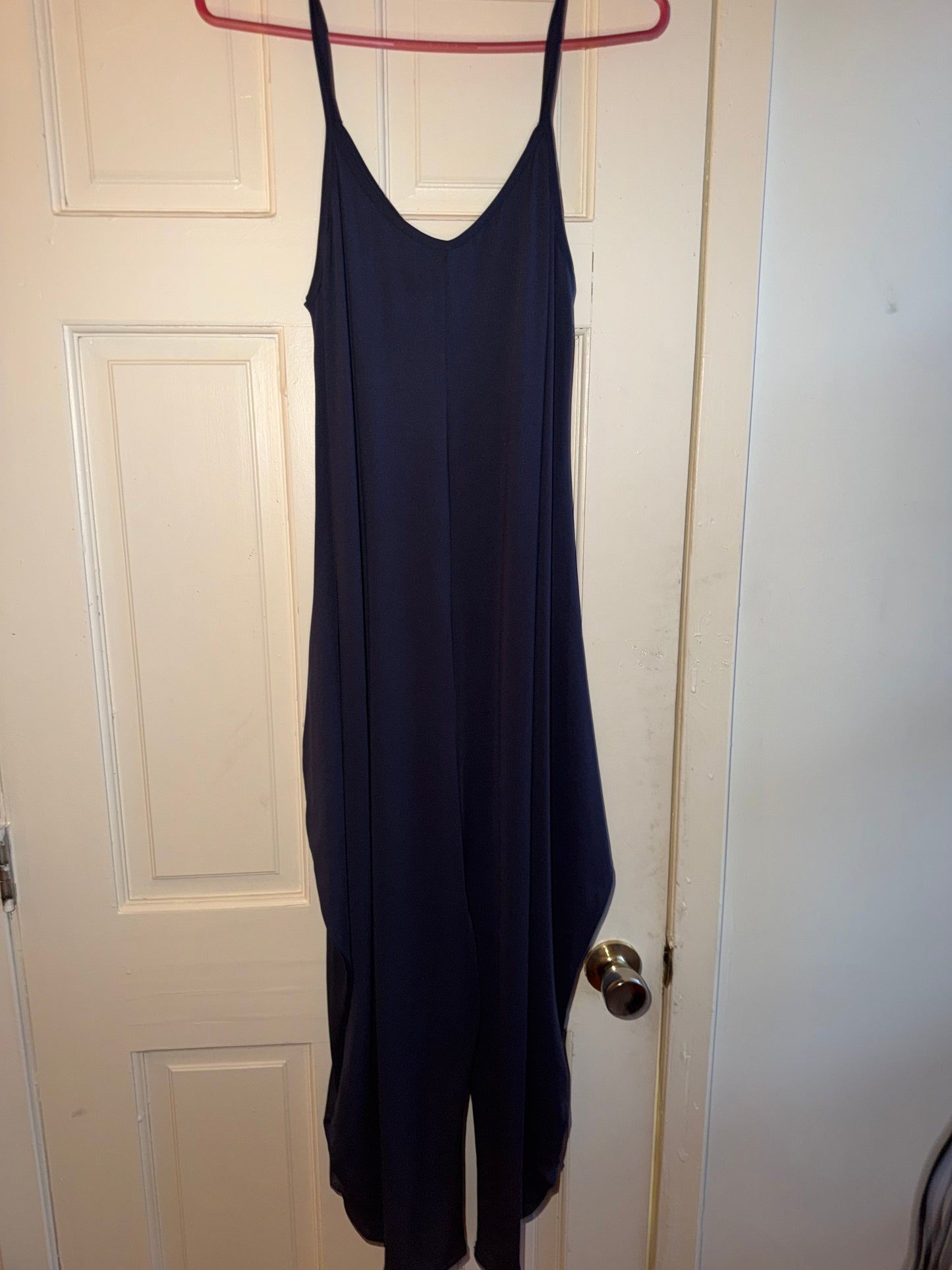 Navy Romper