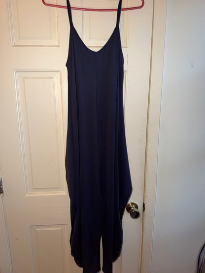 Navy Romper
