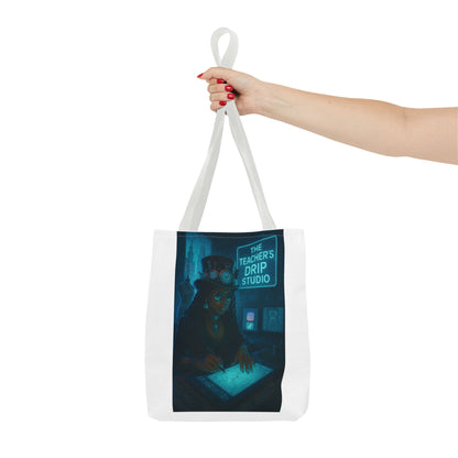 Teacher's Drip Studio Tote Bag — Cool Gothic Art AOP Tote
