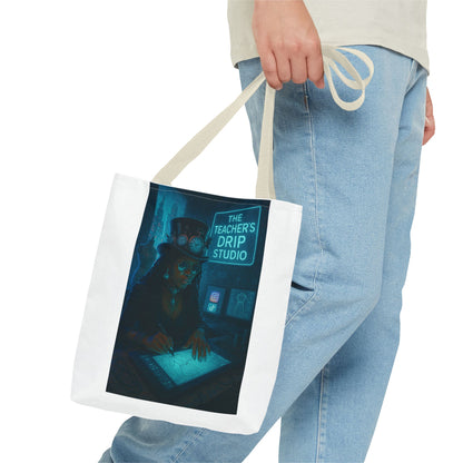Teacher's Drip Studio Tote Bag — Cool Gothic Art AOP Tote