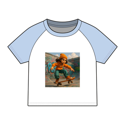 Women's Micro Rib Raglan Baby Tee