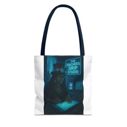Teacher's Drip Studio Tote Bag — Cool Gothic Art AOP Tote